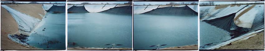 Rebekka Deubner, The Cram-Chaban mega-basin or substitute reservoir dismantled during a protest on November 6, 2021, after being ruled illegal by the Bordeaux Court of Appeal, 2023, series The loving earth (referring to soil that sticks to boots), 2023–2026 Courtesy of the artist.